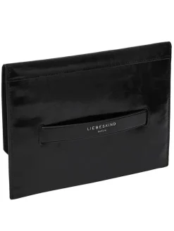 Skórzany portfel "Pouch M" w kolorze czarnym - 23 x 16 x 1 cm