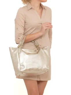 Skórzany shopper bag 