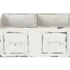 Skrzynia w kolorze białym - 30 x 14 x 16 cm