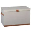 Skrzynka w kolorze kremowym - 62 x 39 x 37,5 cm