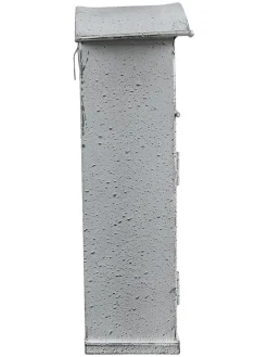 Skrzynka w kolorze szarym na listy - 26 x 31 x 10 cm