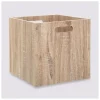Skrzynka w kolorze szarym - 30,3 x 30,3 x 30,3 cm