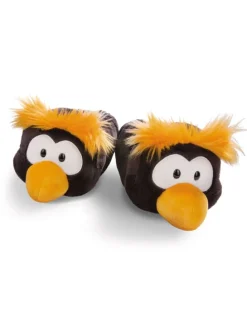 Slippersy "Penguin Frizzy" w kolorze czarnym