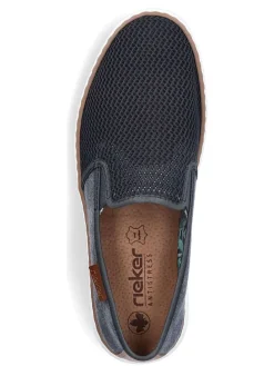 Slippersy w kolorze granatowym