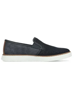Slippersy w kolorze granatowym