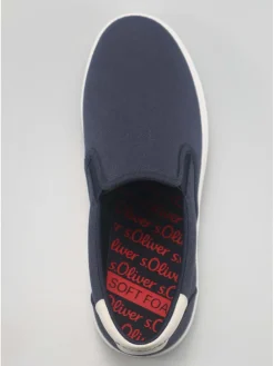 Slippersy w kolorze granatowym
