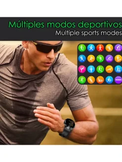 Smartwatch "TK25. ECG" w kolorze czarnym