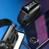 Smartwatch w kolorze czarnym ze słuchawkami