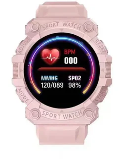 Smartwatch w kolorze jasnoróżowym