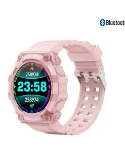 Smartwatch w kolorze jasnoróżowym