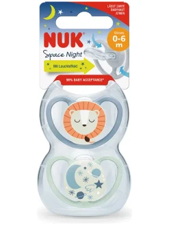 Smoczki (4 szt.) "Space" w kolorze niebiesko-turkusowym