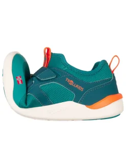 Sneakersy "Bergen" w kolorze turkusowym do chodzenia na boso