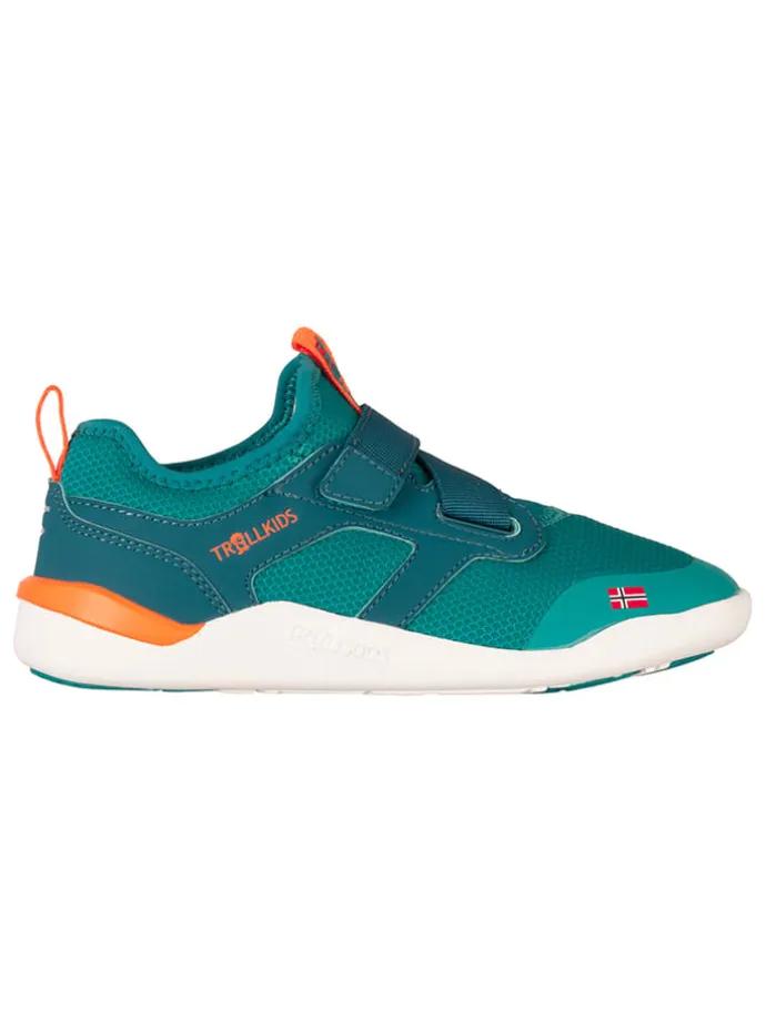 Sneakersy "Bergen" w kolorze turkusowym do chodzenia na boso