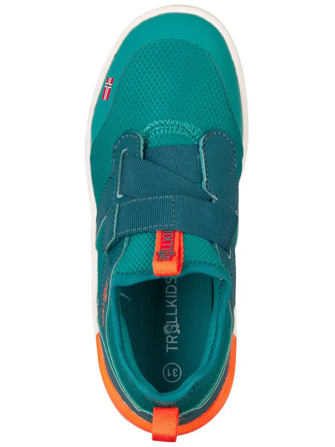 Sneakersy "Bergen" w kolorze turkusowym do chodzenia na boso
