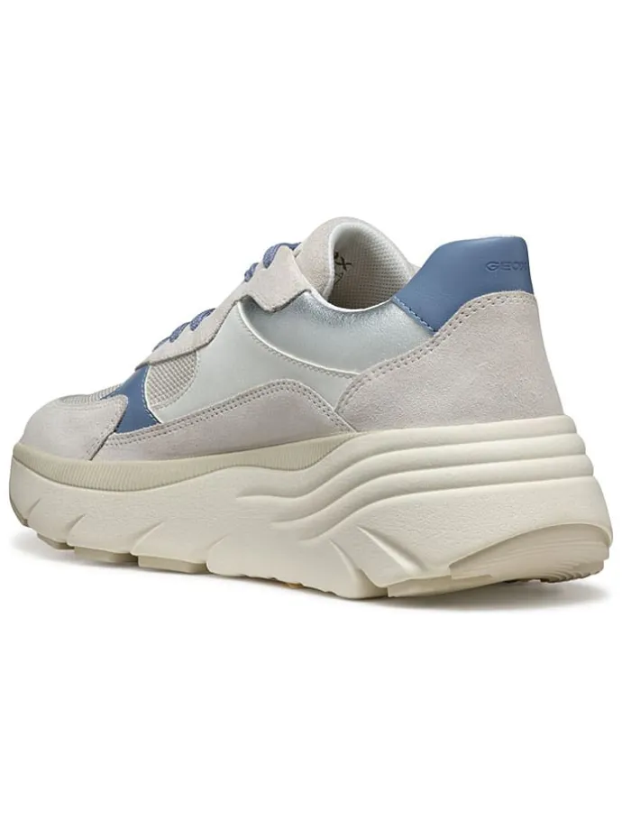 Sneakersy "Diamanta" w kolorze niebiesko-beżowym