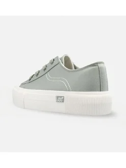 Sneakersy "Isla" w kolorze zielonym