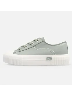 Sneakersy "Isla" w kolorze zielonym