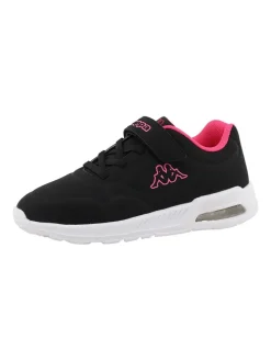 Sneakersy "Mona" w kolorze czarno-różowym