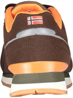 Sneakersy "Ocasual" w kolorze brązowym