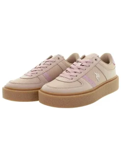 Sneakersy w kolorze beżowo-jasnoróżowym