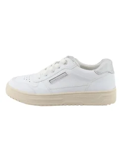 Sneakersy w kolorze biało-beżowym