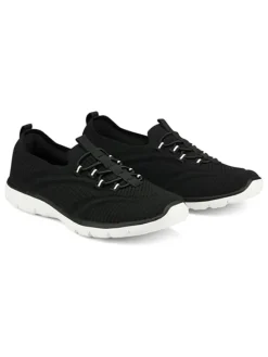 Sneakersy w kolorze czarnym
