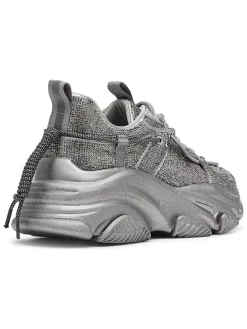 Sneakersy w kolorze srebrnym