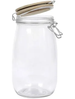 Słoik w kolorze jasnobrązowym - 1,5 l