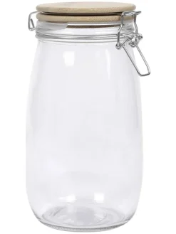 Słoik w kolorze jasnobrązowym - 1,5 l