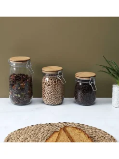 Słoik w kolorze jasnobrązowym - 1,5 l