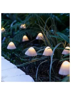 Solarna girlanda LED "Champy" w kolorze białym - dł. 380 cm