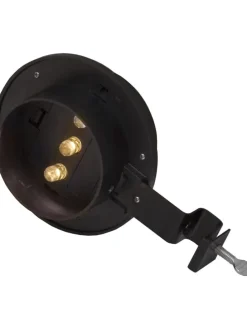 Solarna lampa ścienna LED "Fency" w kolorze czarnym - 12 x 6 cm