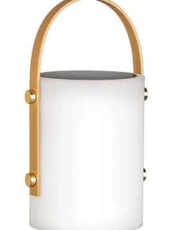 Solarna lampa stołowa LED "Bari" w kolorze białym - wys. 24 x Ø 11,5 cm