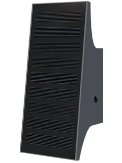 Solarna lampa zewnętrzna LED "Daylor" w kolorze czarnym - 9,4 x 20,8 x 6,4 cm