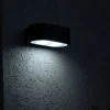 Solarna lampa zewnętrzna LED "Noxis" w kolorze czarnym - 17,7 x 5,7 x 11,2 cm