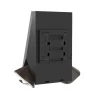Solarna lampa zewnętrzna LED "Striker" w kolorze czarnym - 11,8 x 13,9 x 7,3 cm