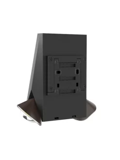 Solarna lampa zewnętrzna LED "Striker" w kolorze czarnym - 11,8 x 13,9 x 7,3 cm