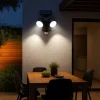 Solarna lampa zewnętrzna LED w kolorze zimnej bieli - 13,9 x 14,5 x 15,4 cm