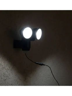Solarna lampa zewnętrzna LED w kolorze zimnej bieli - 13,9 x 14,5 x 15,4 cm