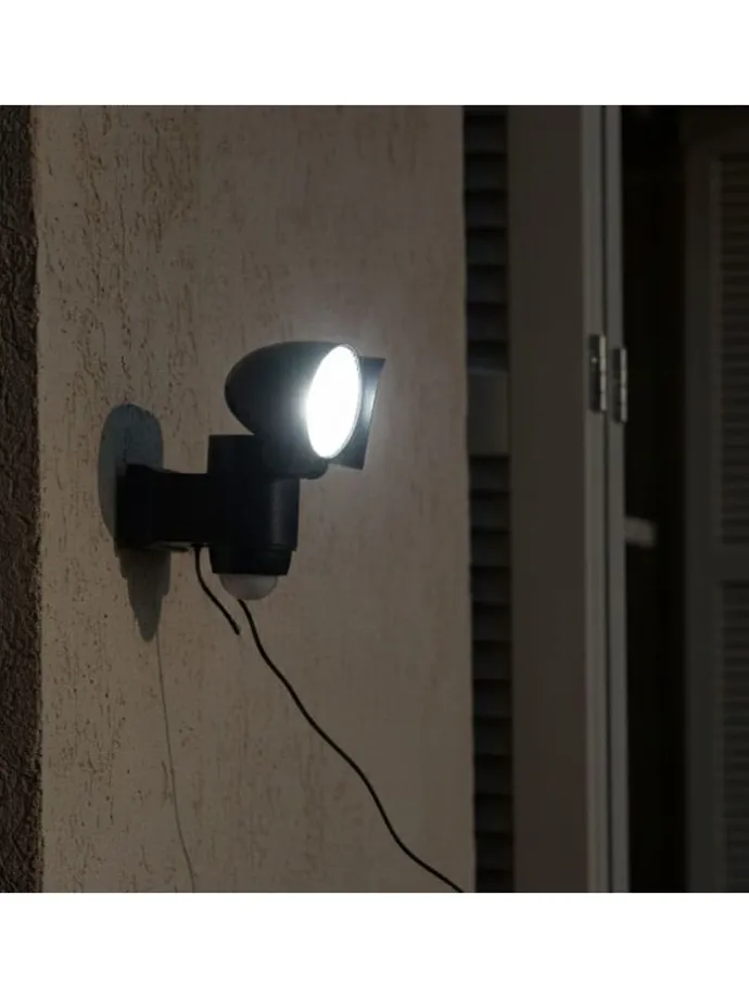 Solarna lampa zewnętrzna LED w kolorze zimnej bieli - 13,9 x 14,5 x 15,4 cm
