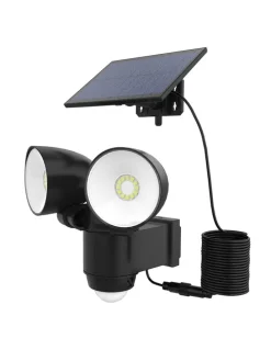 Solarna lampa zewnętrzna LED w kolorze zimnej bieli - 13,9 x 14,5 x 15,4 cm