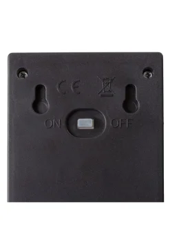 Solarne lampy ścienne LED (2 szt.) w kolorze czarnym - 10 x 7,3 cm