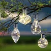Solarne lampy dekoracyjne LED (4 szt.)
