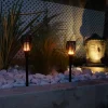Solarne lampy LED (2 szt.) "Mini Maity Sun" w kolorze czarnym - wys. 70 cm