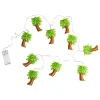 Solarny łańcuch LED w kolorze zielonym - dł. 150 cm