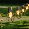 Solarny łańcuch świetlny LED w kolorze brązowym - dł. 380 cm