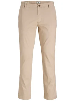 Spodnie chino w kolorze beżowym