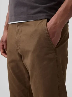 Spodnie chino w kolorze brązowym