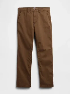 Spodnie chino w kolorze brązowym