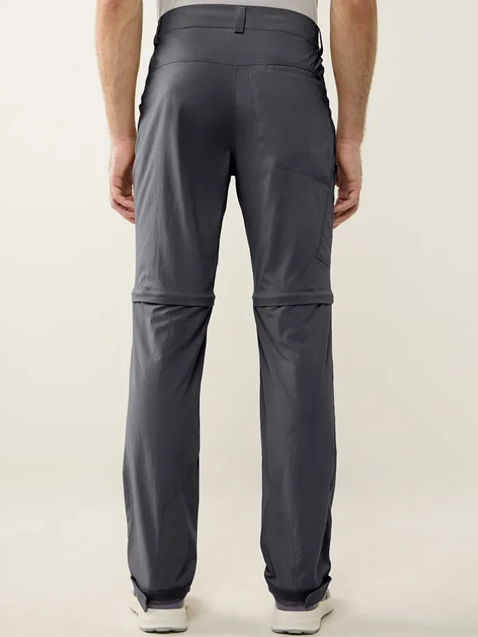 Spodnie funkcjne Zipp-Off "Lite Standard Zip-Off II" w kolorze szarym
